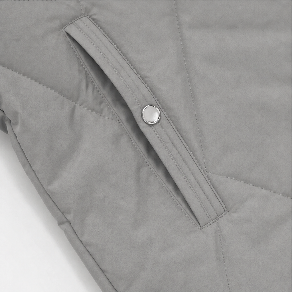 Wearbella | Diamond Quilted Hooded Puffer Jacket – Stylish Warmth for Women