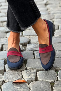 Sandra | Chic mocassini da donna slip-on con dettagli colorati
