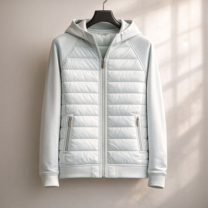 Ridgefield | Zip Hoodie – Comfortable Quilted Style for Men