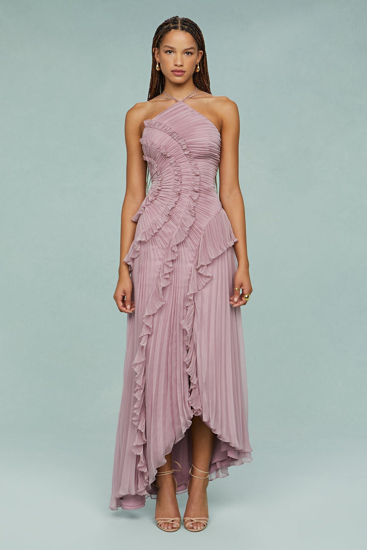 Estelle | Wedding Guest Dress – Elegant Halter Style for Women