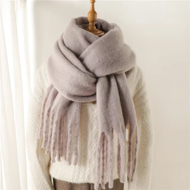 Drune | Oversized Scarf – Soft Wool Wrap for Women