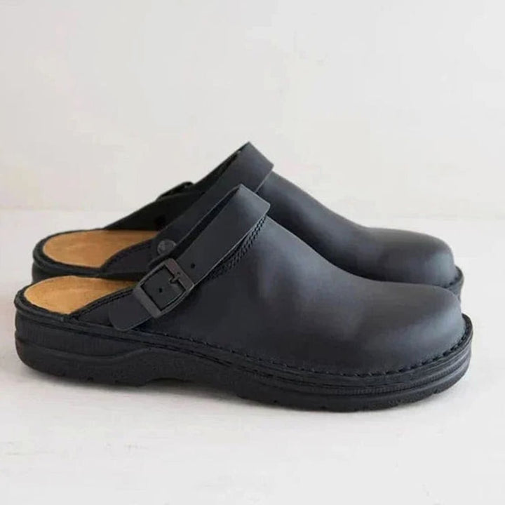 Daniel | Orthopedic Clogs – Comfortable Leather Slip-Ons for Men