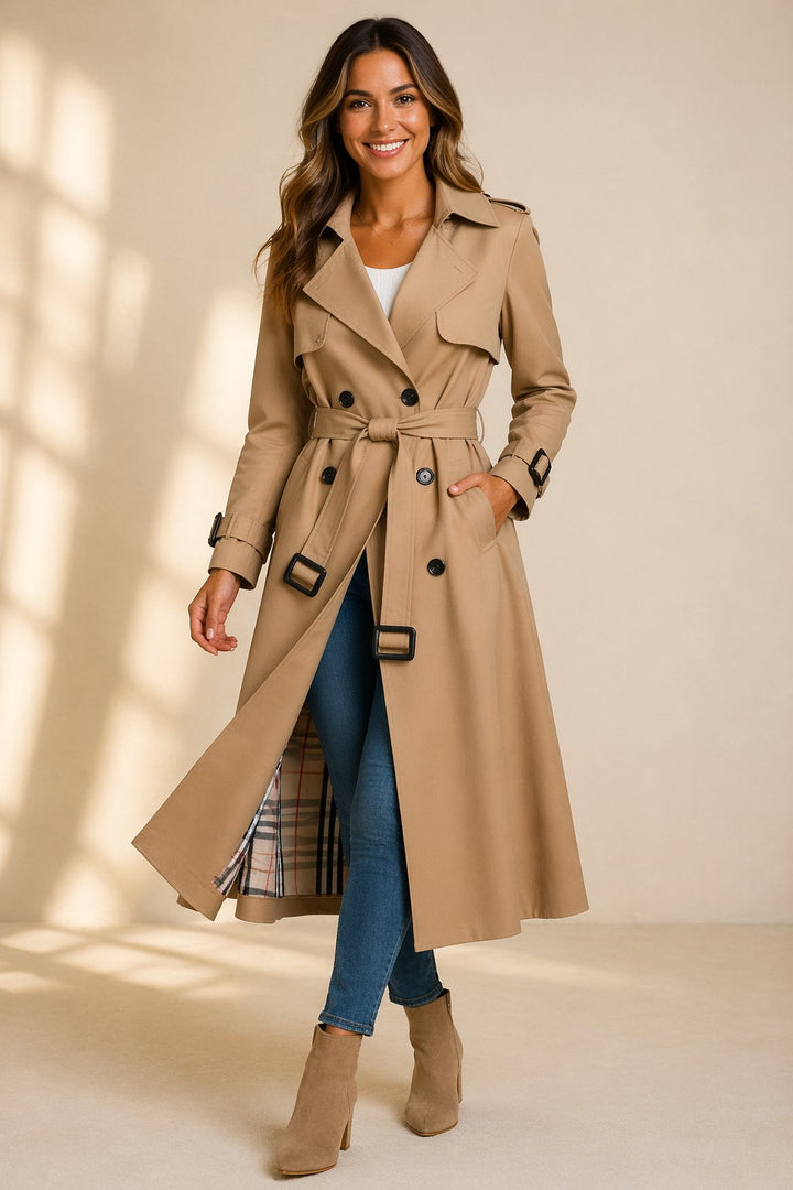 Olivia | Trench lungo elegante e confortevole