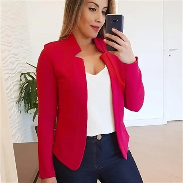 Sarah | Blazer da donna elegante e comodo, dal taglio drappeggiato