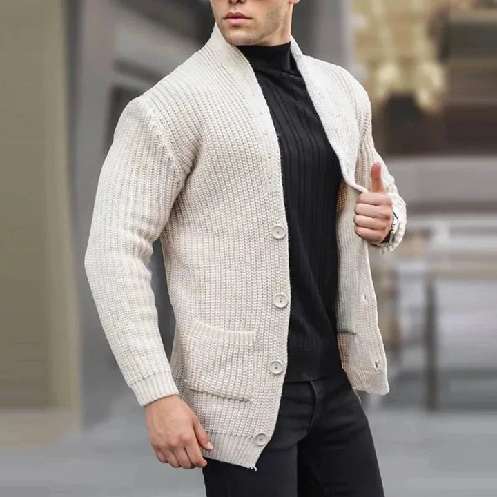 Ethan | Leichter und lässiger Urban-Utility-Strickcardigan