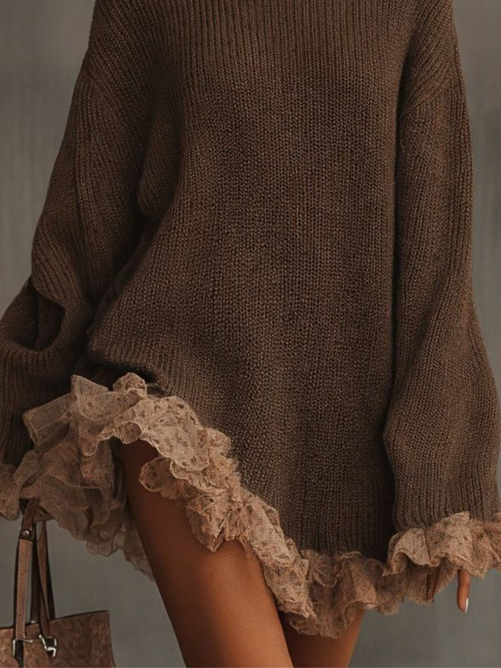 Leonie | Turtleneck Sweater Dress – Cozy Oversized Style for Women