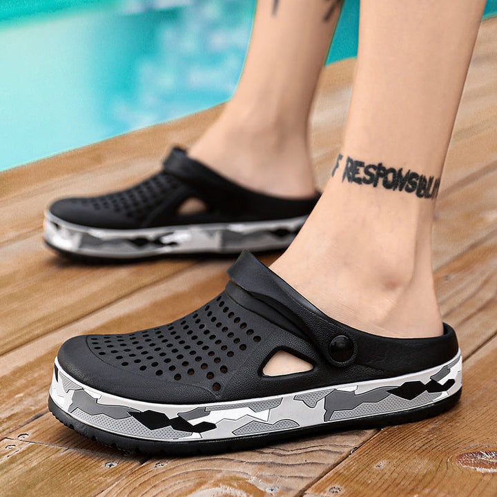 Nicholas | Atmungsaktive und stilvolle Herren-Outdoor-Slip-on-Clogs