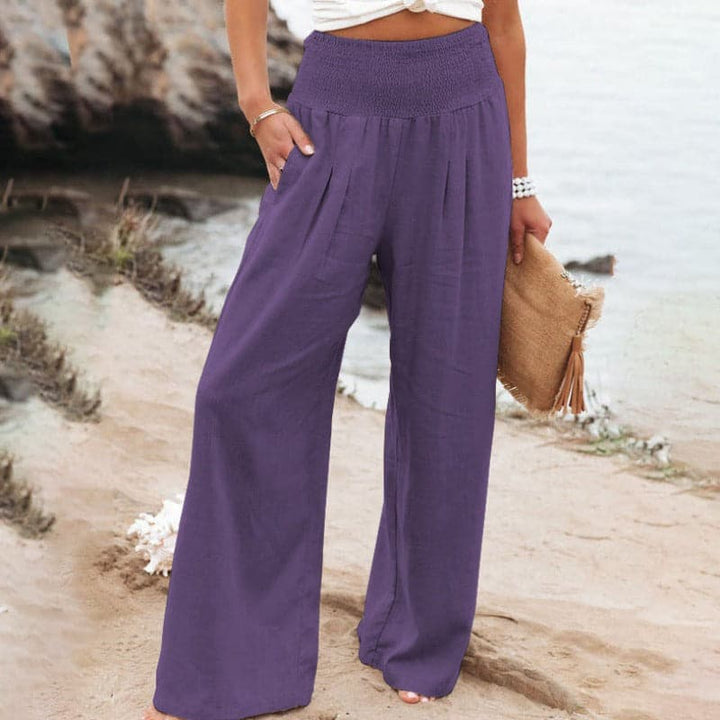 Olivia | Pantaloni estivi chic e versatili a gamba larga