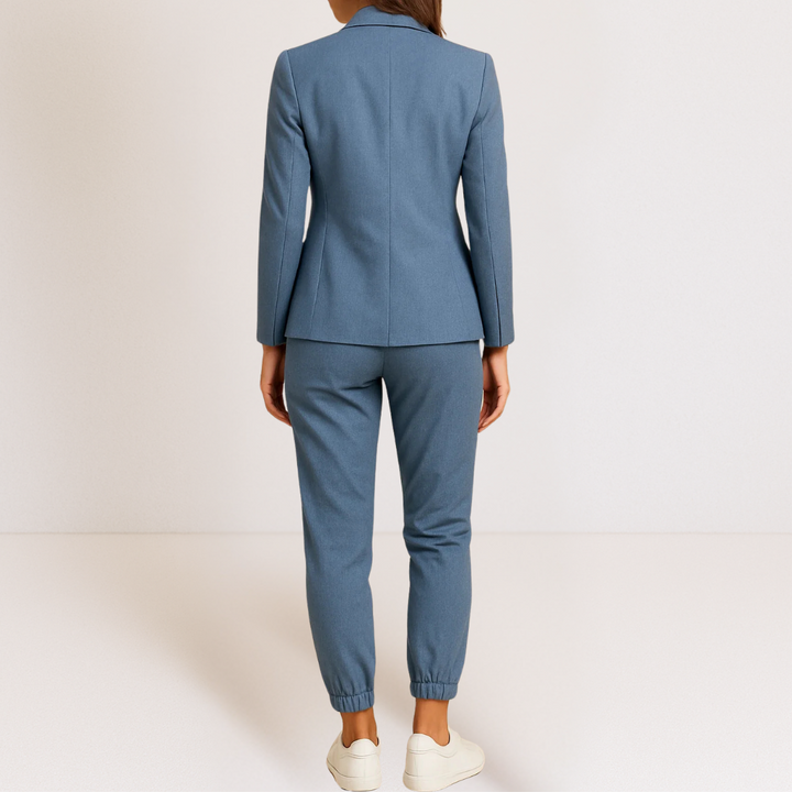 Seraphina | Ensemble blazer et jogging soigné et confortable pour femme
