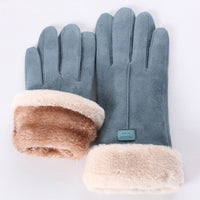 Isla | Luxurious And Warm Suede Scarve Gloves