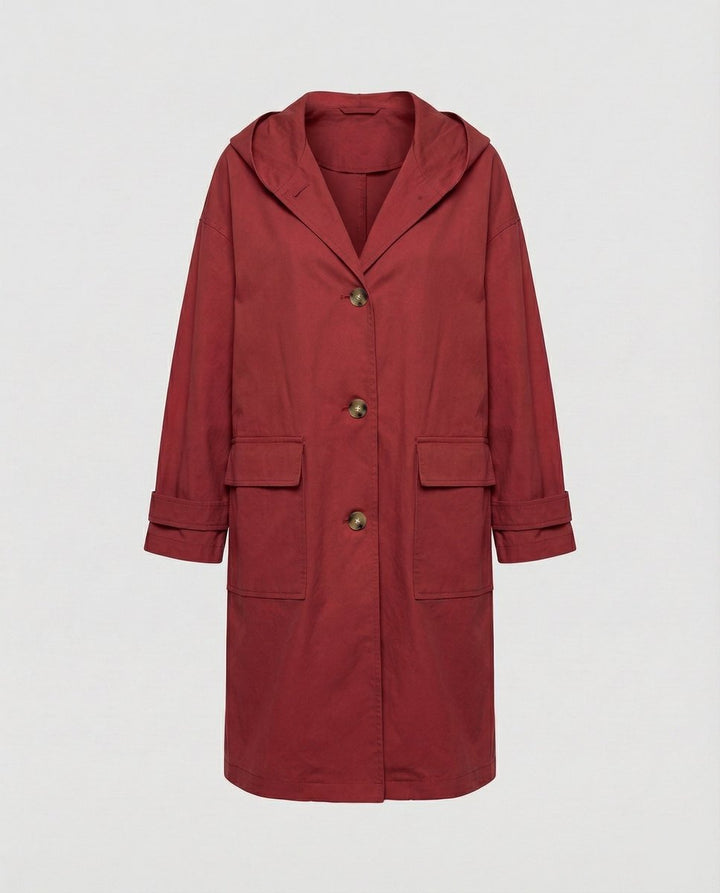Clara | Trench lungo elegante e impermeabile