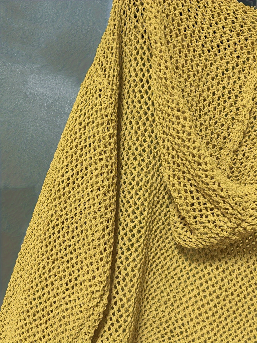Delaney | Open-Knit Hooded Sweater – Relaxed Style for Women