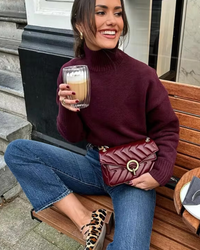 Clara | Soft and Relaxed Turtleneck Knit Sweater