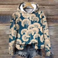 Mandy | Cozy And Colorful Jacquard Knit Hoodie