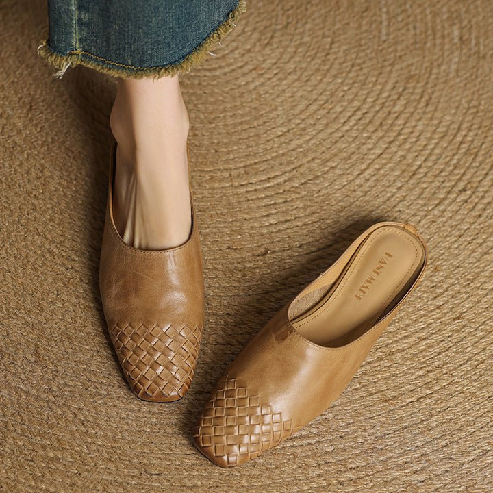 Harper | Mules eleganti e comode in pelle intrecciata