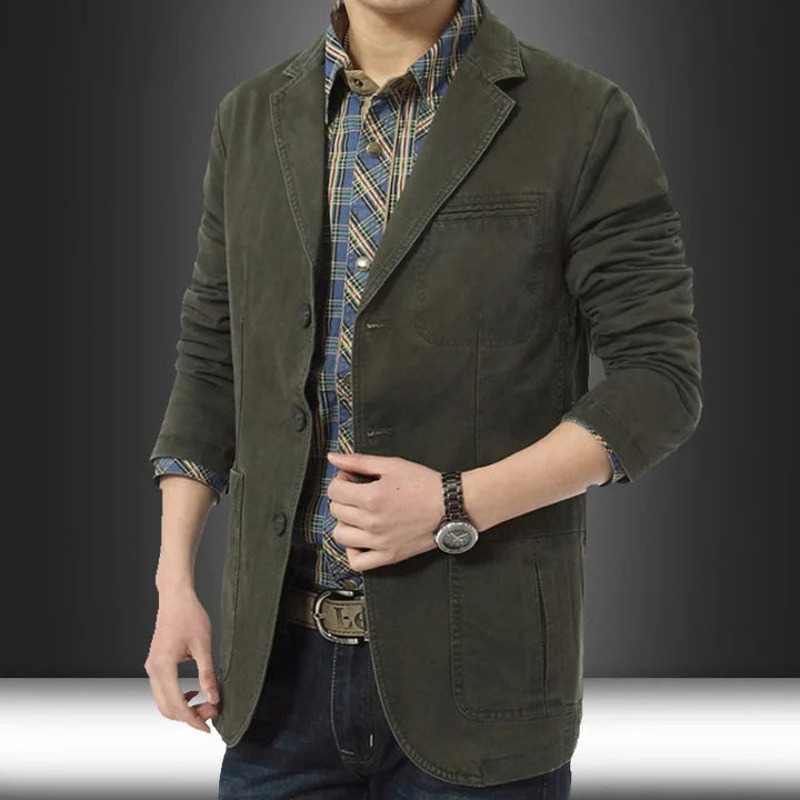 Atlas | Vintage Men's Blazer – Versatile Tailored Fit for Men