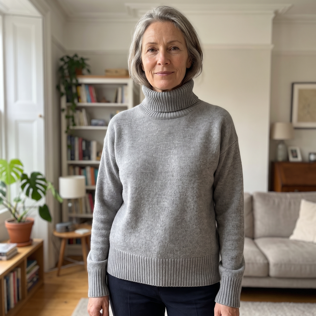 Alda | Cashmere Turtleneck Sweater – Luxuriously Soft Style