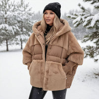 Tilly | Cozy And Stylish Quilted Hooded Jacket With Faux Fur