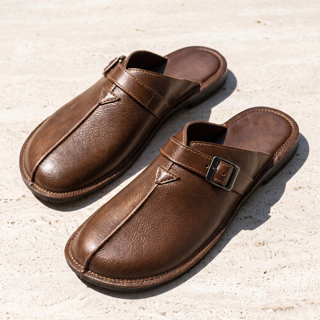 Ravenscourt | Leather Mules – Easy Slip-On Style for Comfort