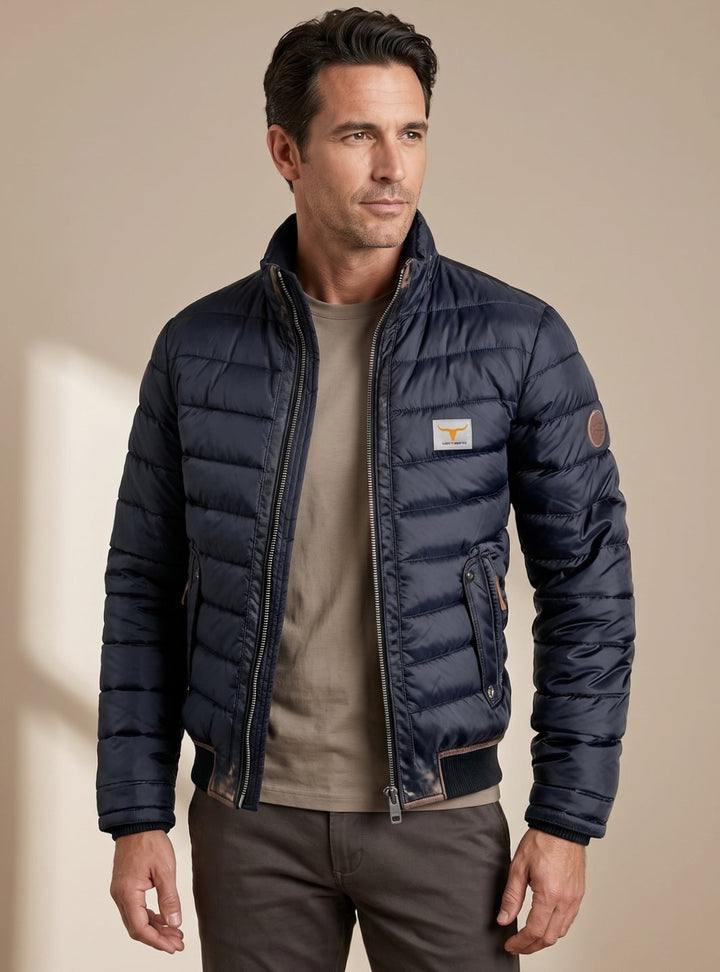 Alexander | Quilted Winter Jacket for Men with Stand Collar