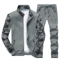 Max | Herren-Trainingsanzug aus Mesh mit Camouflage-Muster für urbanen Sportstil