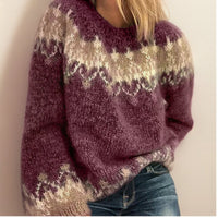 Freya | Cozy and Comfortable Nordic Jacquard Knitted Sweater