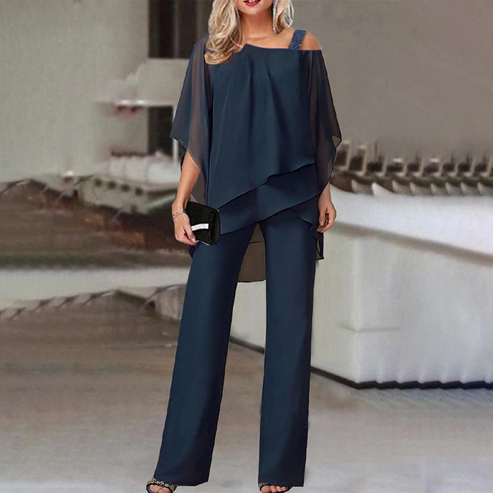 Victoria | Completo elegante e raffinato di due pezzi con spalle scoperte