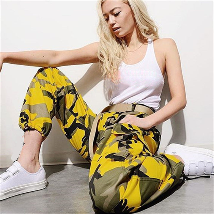 Emma | Pantaloni cargo mimetici comodi ed eleganti