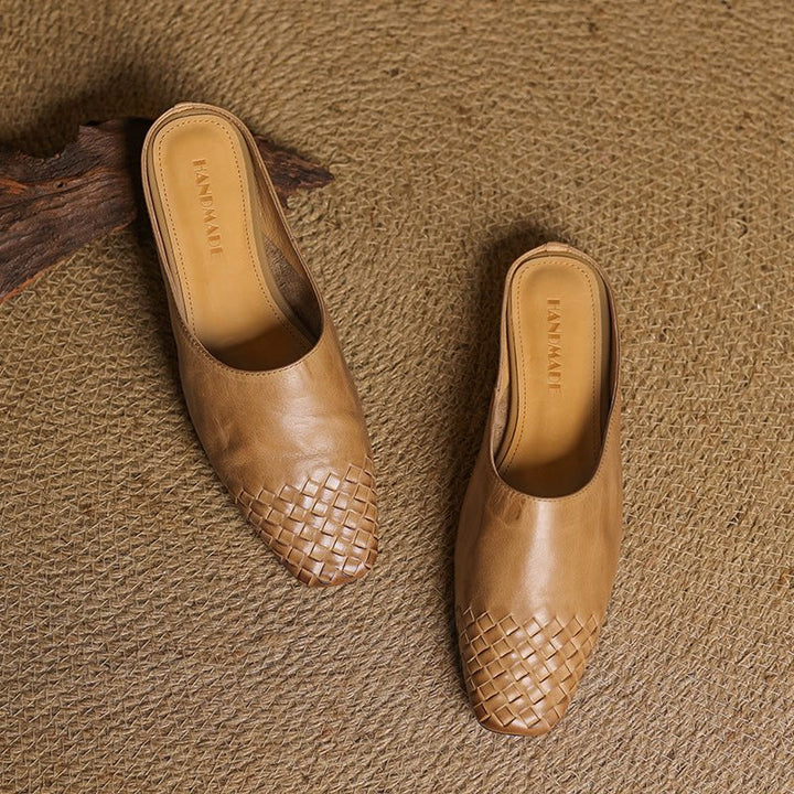 Harper | Mules eleganti e comode in pelle intrecciata