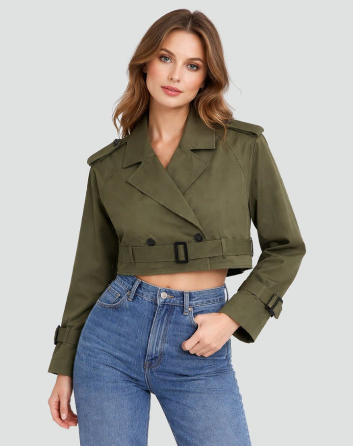 Emma | Trench coat corto sartoriale