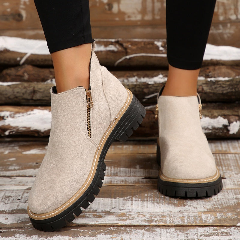 Sienna | Bottines chic à plateforme et semelle épaisse