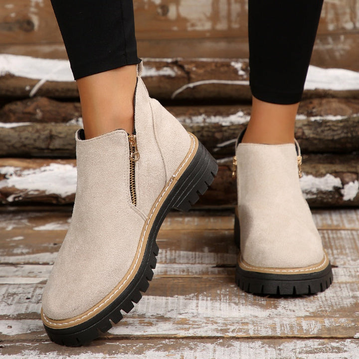 Sienna | Bottines chic à plateforme et semelle épaisse