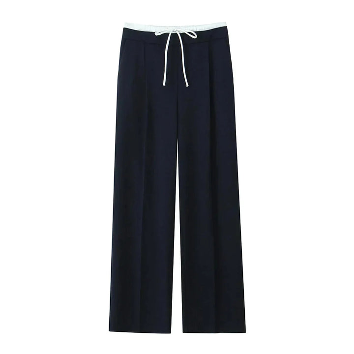 Emma | Pantaloni casual e dalla vestibilità rilassata a gamba larga
