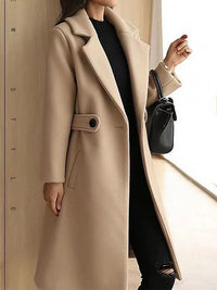 Celeste | Elegant Belted Wool Coat for Effortless Warmth