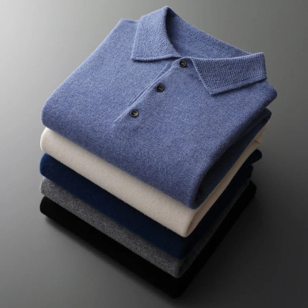 Sebastian | Knitted Sweater – Luxurious Cashmere Style for Men