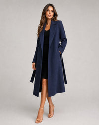 Emma | Stylish and Timeless Wool Trench Coat