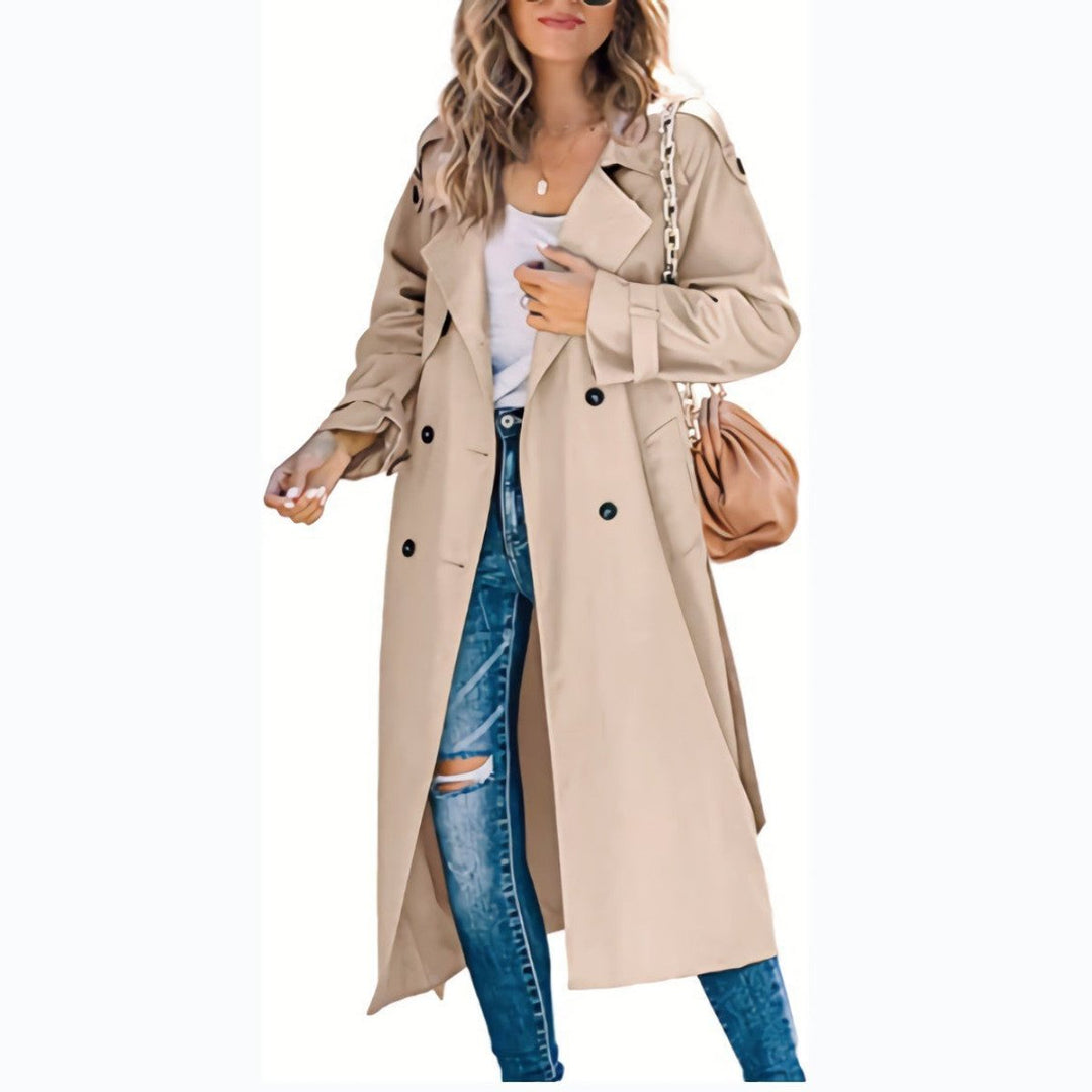 Luna | Trench lungo classico e senza tempo