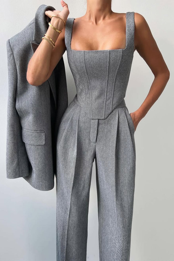 Amelia | Completo da donna moderno e versatile con blazer a tre pezzi