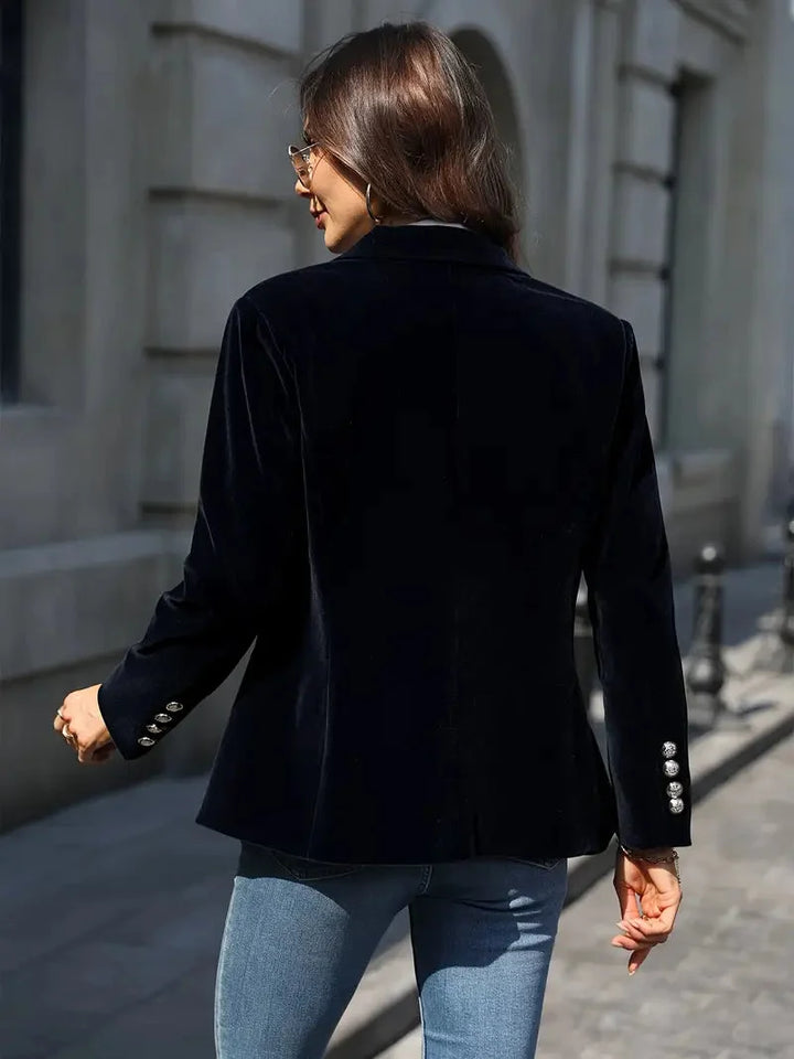 Isabelle | Blazer en velours luxueux et intemporel