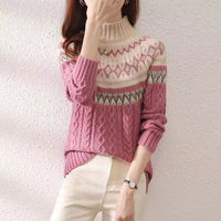 Elena | Cozy Nordic-Inspired Turtleneck Knit Sweater