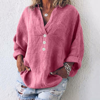 Livia | Lightweight And  Comfortable Cotton Linen Sweater