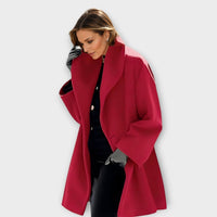 Clara | Cappotto in lana antivento, senza tempo e confortevole