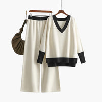 Sophia | Refined and Comfortable V-Neck Knit Set