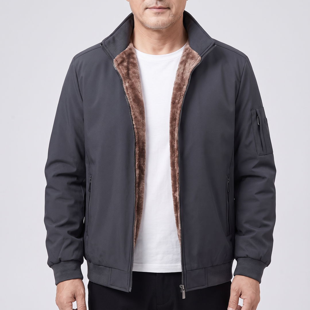 Mason | Giacca bomber in pile morbido per uno stile invernale deciso