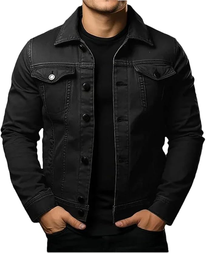 Gabriel | Classica Giacca di Jeans Elegante