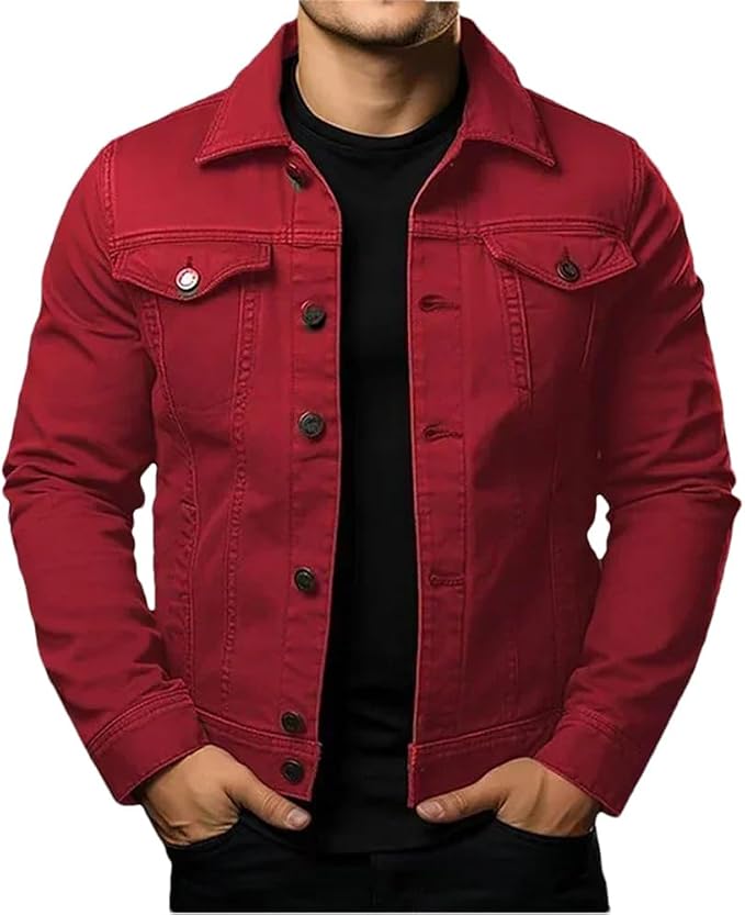 Gabriel | Classica Giacca di Jeans Elegante