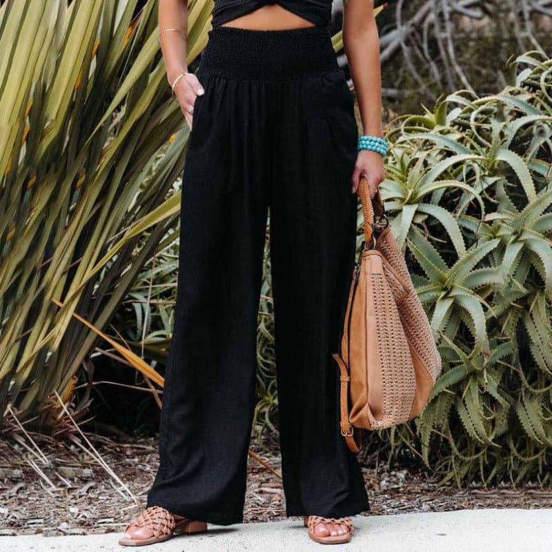 Olivia | Pantaloni estivi chic e versatili a gamba larga