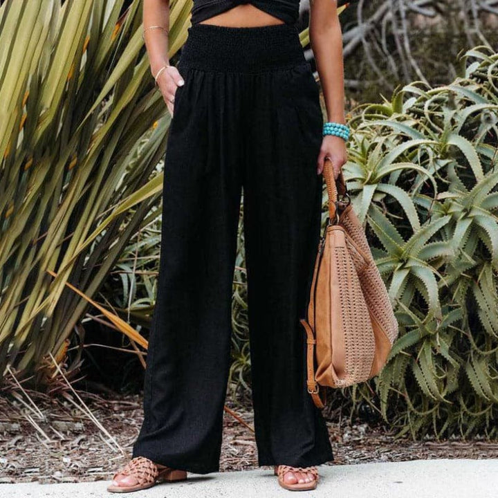 Olivia | Pantaloni estivi chic e versatili a gamba larga