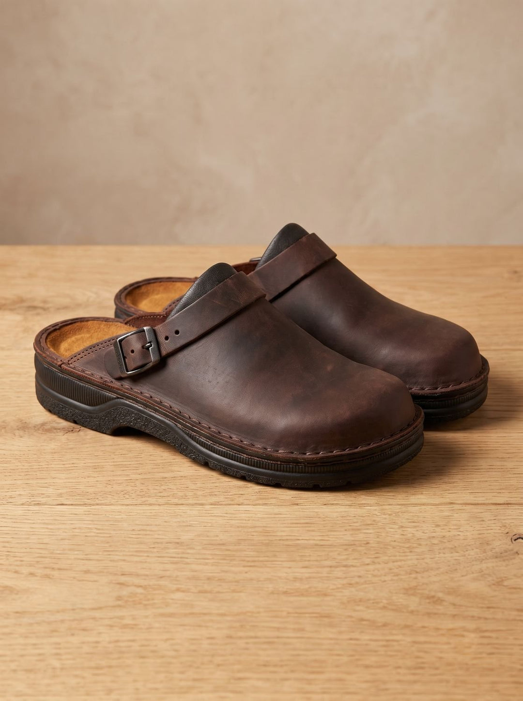 York | Orthopedic Clogs – Comfortable Leather Slip-On Design for Men
