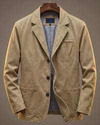 Nathan | Washed Denim Blazer for Modern Everyday Style
